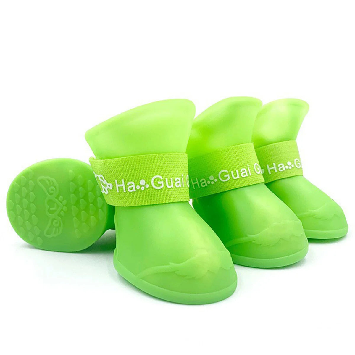 4Pcs Small Medium Large Dogs Cats Outdoor Shoe Dog Ankle Boots Pet WaterProof Rainshoe Anti-slip Rubber Boot Pet Accessories - MYFURRY FLUFFY