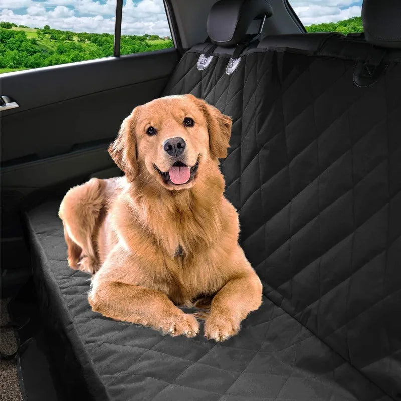 Dog Car Seat Cover Waterproof Pet Travel Dog Carrier Hammock Car Rear Back Seat Protector Mat Safety Carrier For Dogs Safety Pad - MYFURRY FLUFFY