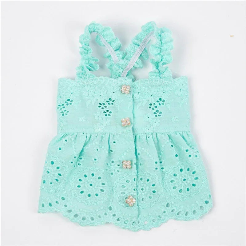 Cat Skirt Dog Dress Summer Pet Clothes Puppy Clothing Dresses Chihuahua Yorkshire Terrier Yorkies Pomeranian Poodle Pet Costumes - MYFURRY FLUFFY