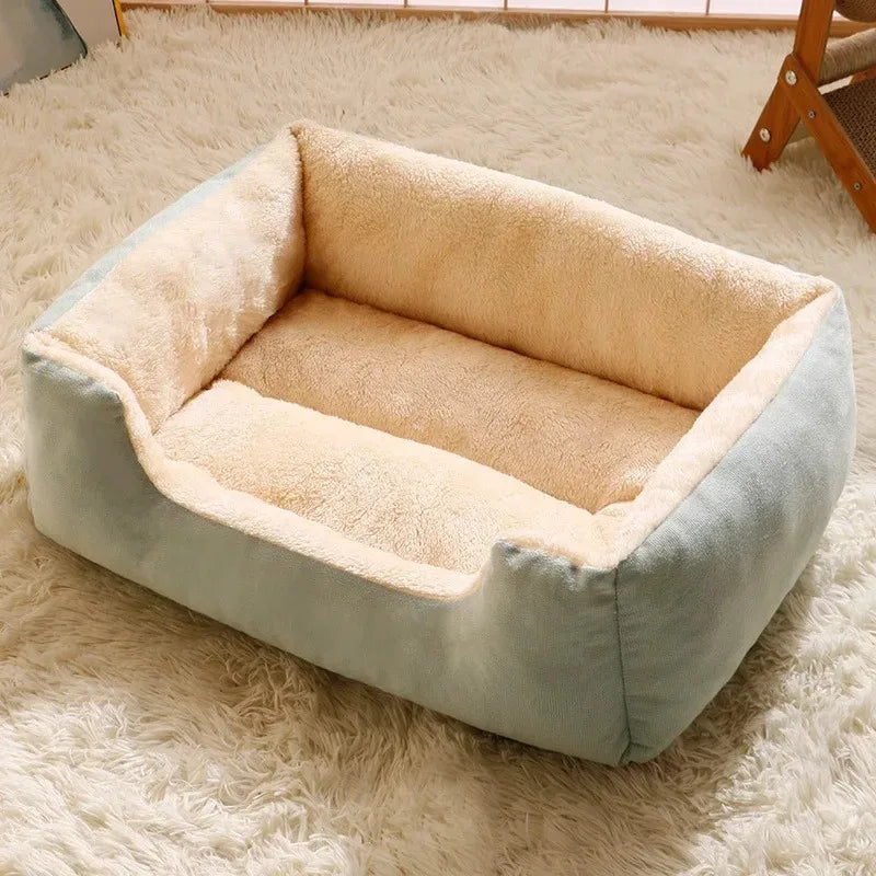 Bed for Cats Pet Products Cushions Kitten Goods Accessories Dog All Houses Supplies Things Accessory Habitats Basket House Beds - MYFURRY FLUFFY