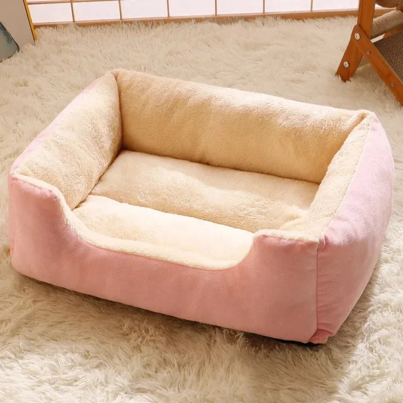 Bed for Cats Pet Products Cushions Kitten Goods Accessories Dog All Houses Supplies Things Accessory Habitats Basket House Beds - MYFURRY FLUFFY