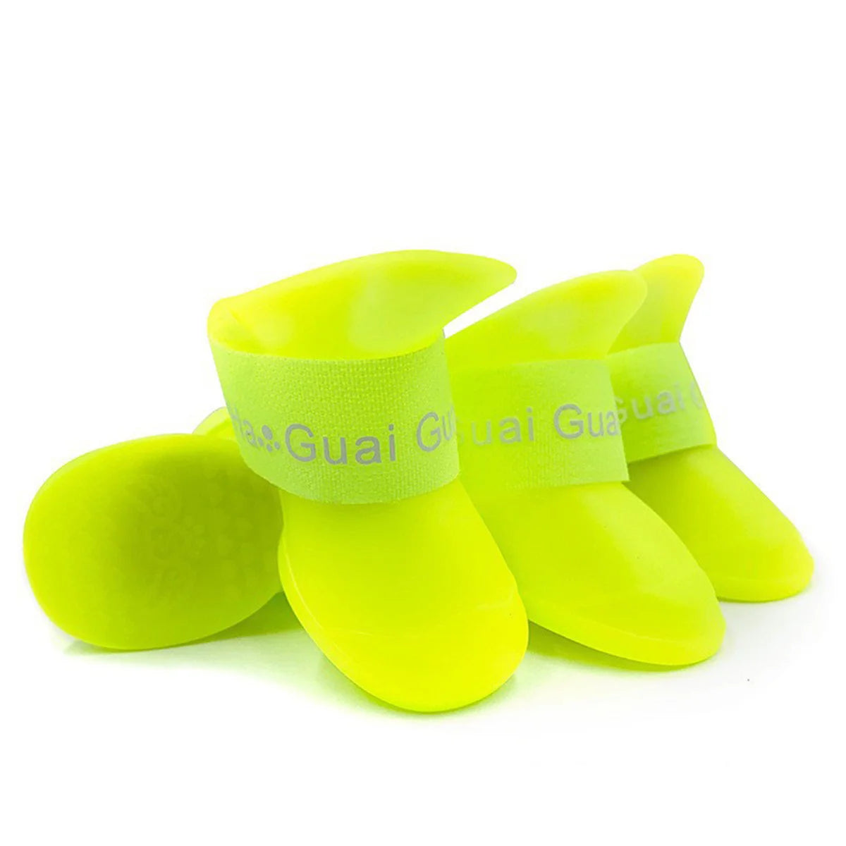 4Pcs Small Medium Large Dogs Cats Outdoor Shoe Dog Ankle Boots Pet WaterProof Rainshoe Anti-slip Rubber Boot Pet Accessories - MYFURRY FLUFFY